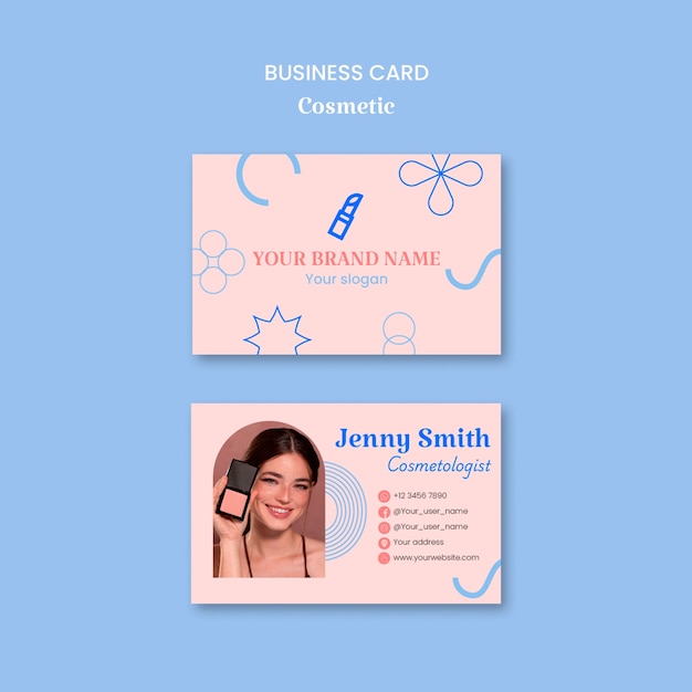 Cosmetic Template Design for Stunning Visuals – Free Download