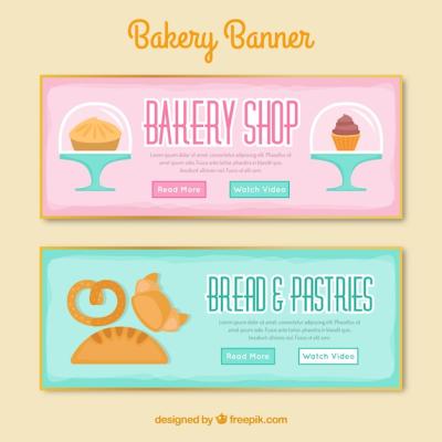 Bakery Banners Collection – Free Download