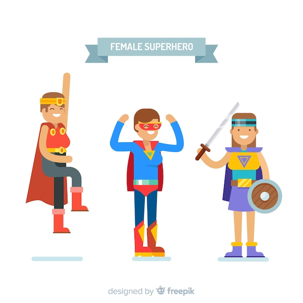 Female Superhero Characters – Free Download, Free Stock Photo