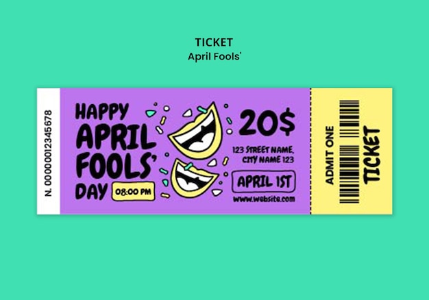 April Fool’s Day Template Design – Free Download, Free Stock Photo