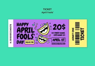 April Fool’s Day Template Design – Free Download, Free Stock Photo