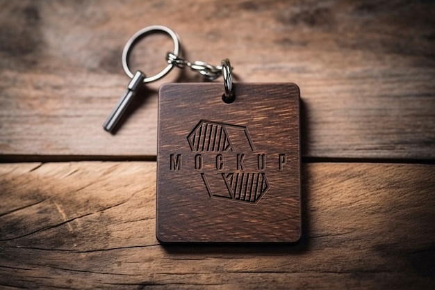 Wooden Keychain Mockup – Free Download, Download Free Stock Photo