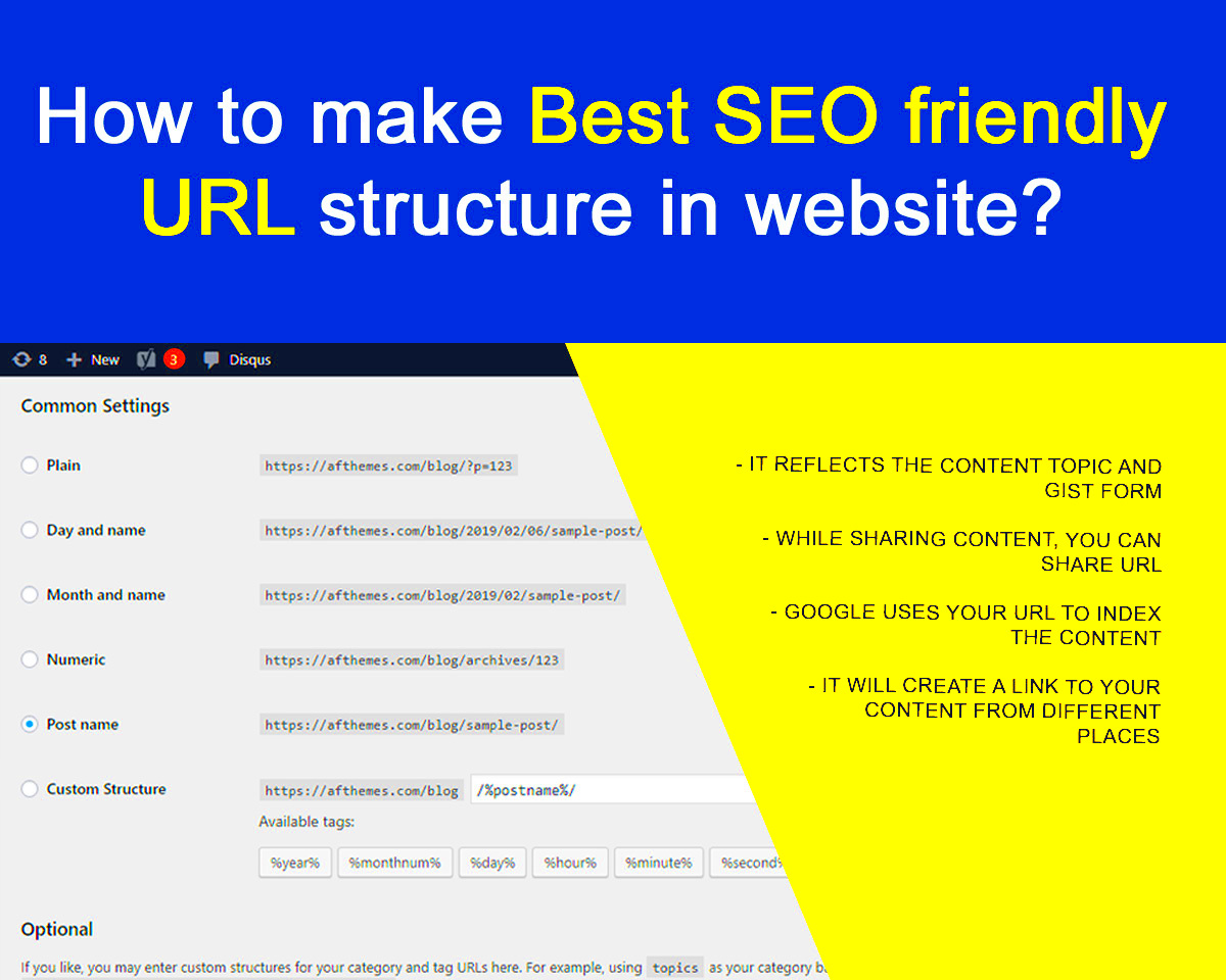 WordPress Permalinks and SEO friendly structure for WordPress website