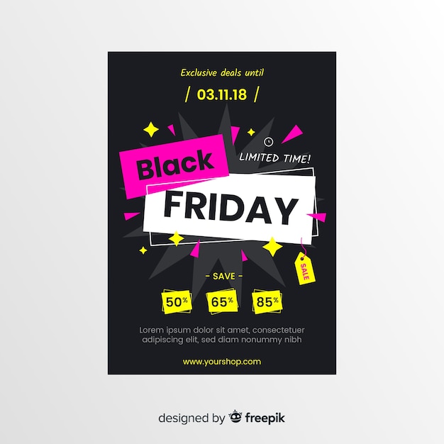 Black Friday Flyer – Free Stock Photo, Download for Free