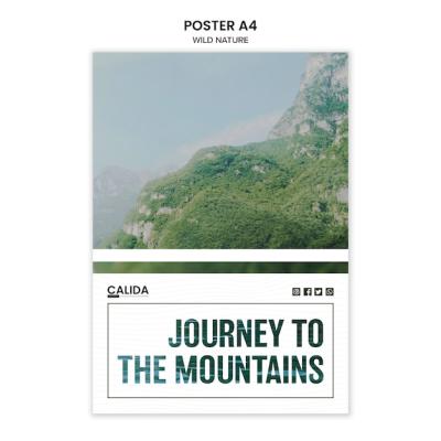Wild Nature Poster Template – Free Download