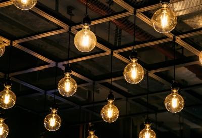 Lightbulbs Hanging on the Ceiling – Free Download
