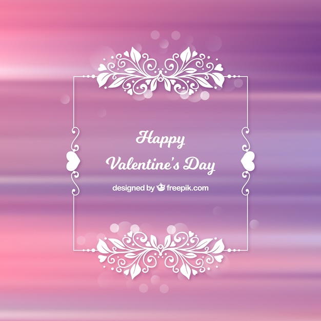 Blurred Valentine’s Day Background – Free Download