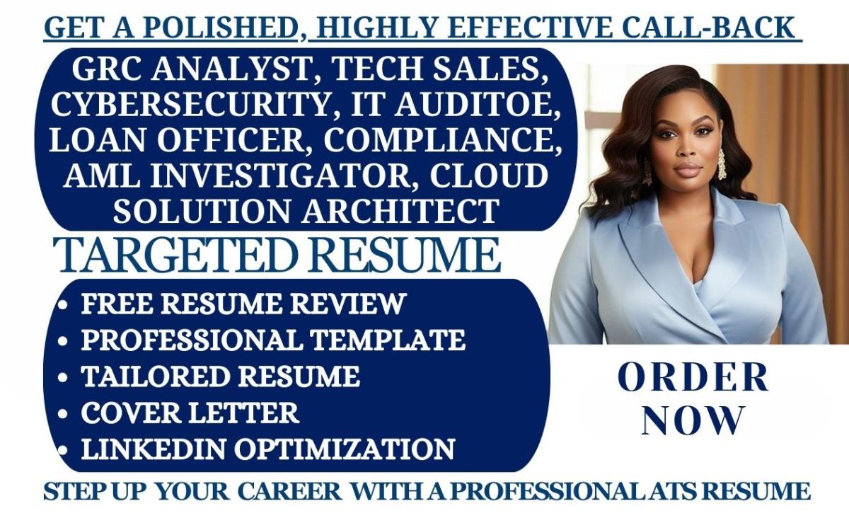 I will write sales coach, compliance manager grc, forecast analyst loan officer resume