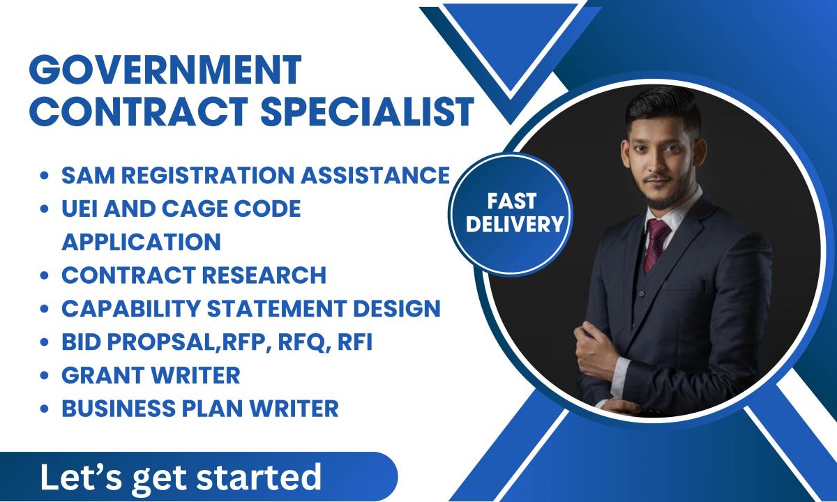 I will government contract research, government contract proposal, rfp, bid proposal