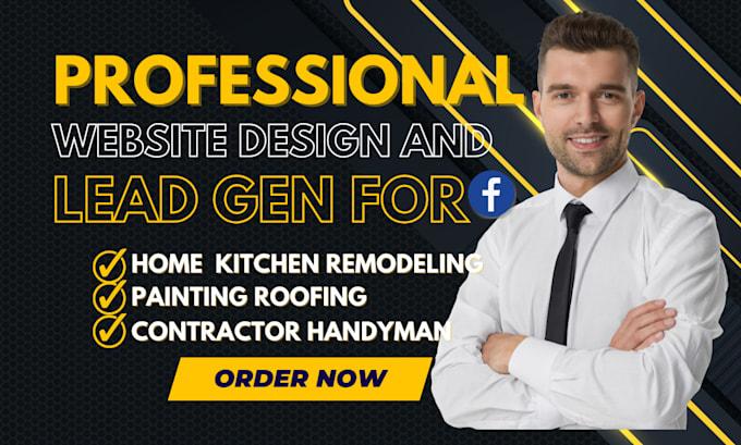 generate home bathroom remodeling contractor painting lead website design