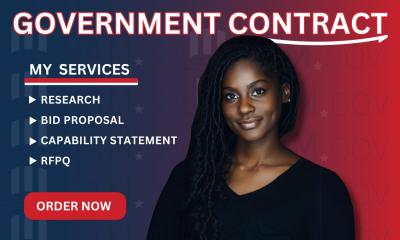 I will government contract bid proposal government bid proposal rfp rfq contract