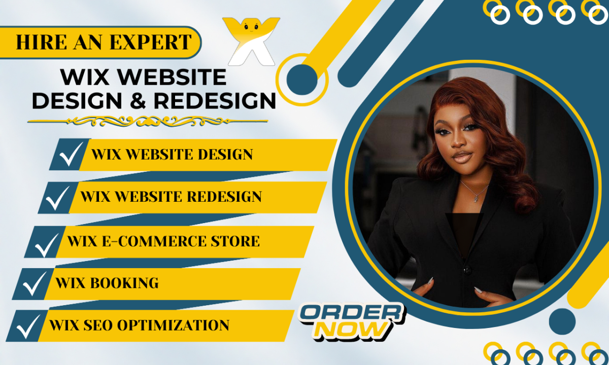 I will build wix website design wix website redesign wix website redesign wix design