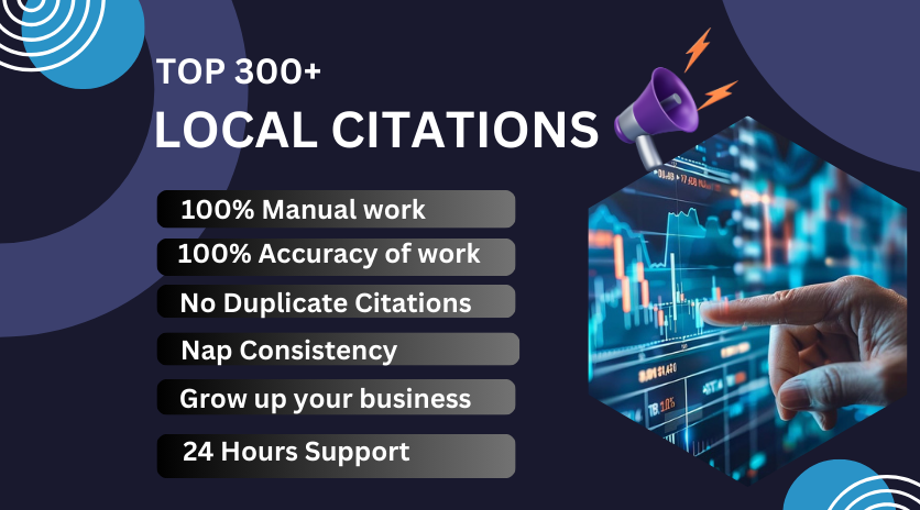 I will provide 100 backlinks to the best local citations