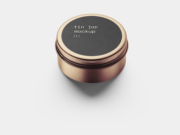 Tin Jar Mockup Ideas for Creative Projects – Free Download