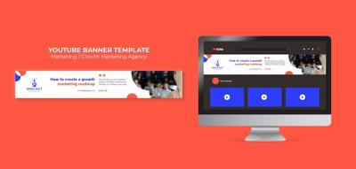 Flat Design Marketing Template – Free Download