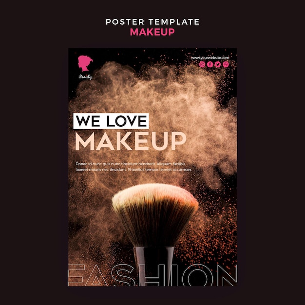 Make Up Poster Template for Stunning Designs – Free Download