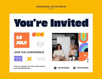 Conference Template Design for Professional Presentations – Free Download