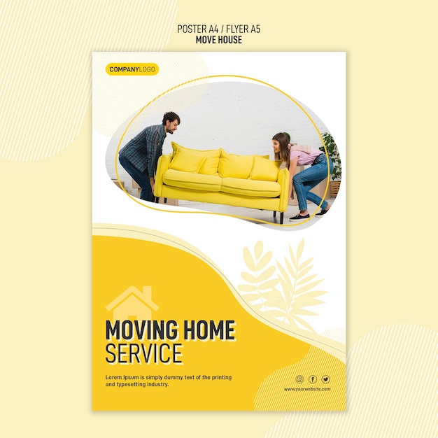 House Relocation Services Flyer Template – Free Download