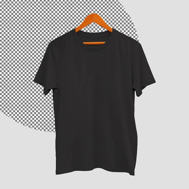 A Black T-Shirt with an Orange Tag – Free Stock Photo for Download