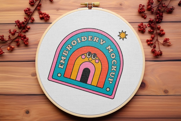 Top View Embroidery Frame – Free Stock Photo for Download