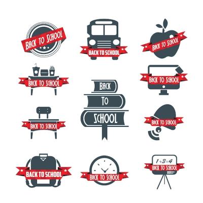 Back to School Badges Collection – Free Download