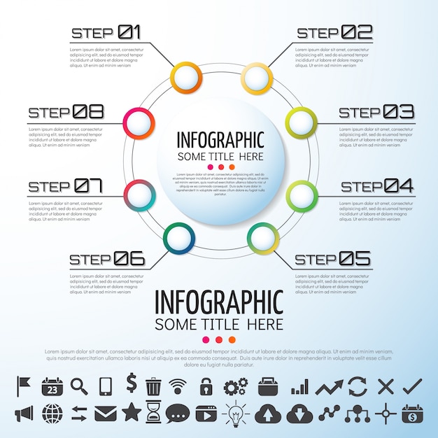 Infographics Template Design – Free Download