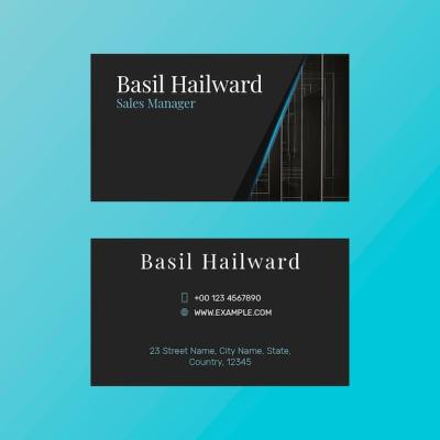 Modern Business Card Template PSD for Easy Customization – Free Download