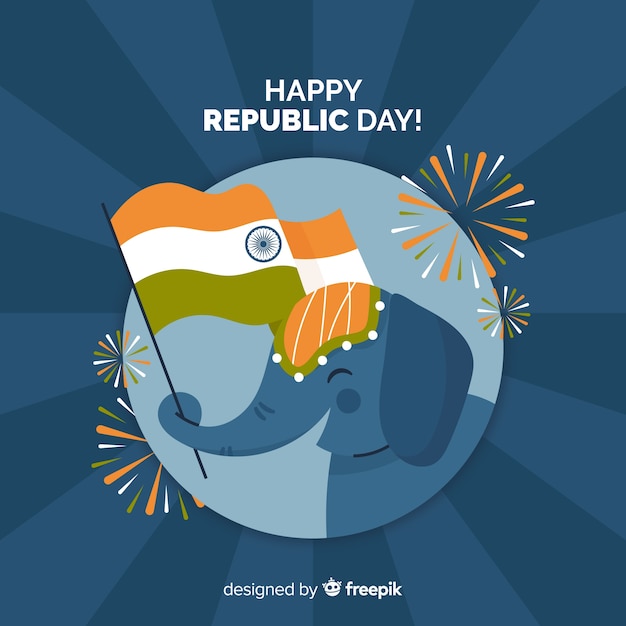 Happy Indian Republic Day – Free Download Vector Templates