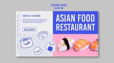 Asian Food Design Template – Free Download, Free Stock Photo