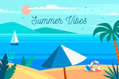 Colorful Summer Background – Free Stock Photo for Download