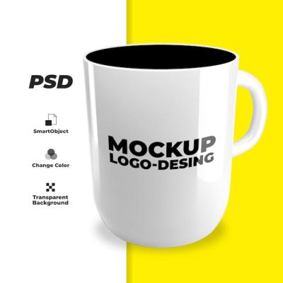 A Realistic White Mug for Your Design – Free Download