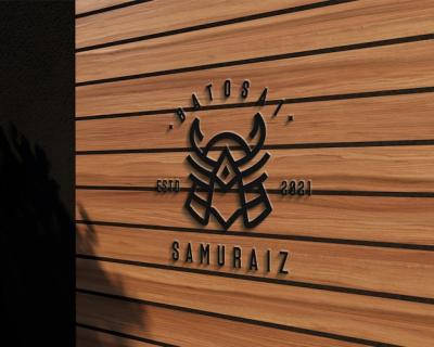 Wooden Wall 3D Logo Mockup Design – Free to Download