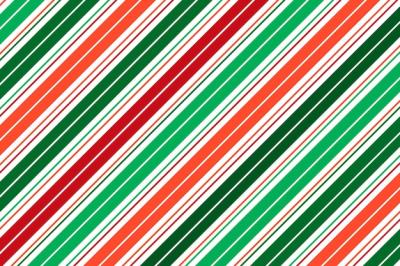 Candy Cane Background in Flat Design – Free Download