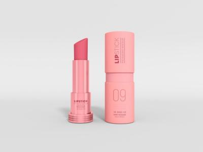 Cosmetic Lipstick Branding Mockup – Free Download