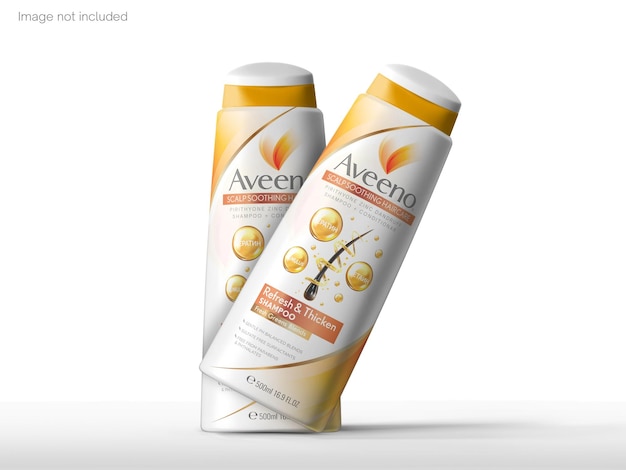 High-Quality Shampoo Bottle Mockup for Free Download