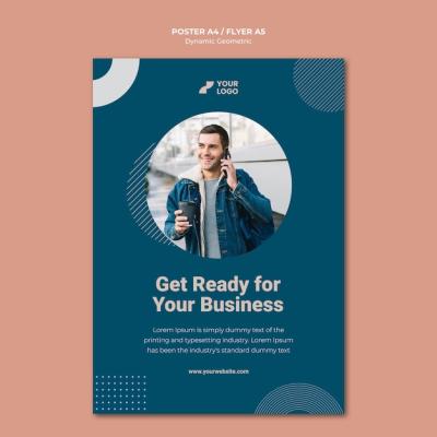 Business Ad Poster Template – Download Free Stock Photo