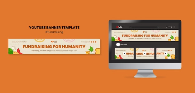 Fundraising Template Design – Download Free Stock Photo