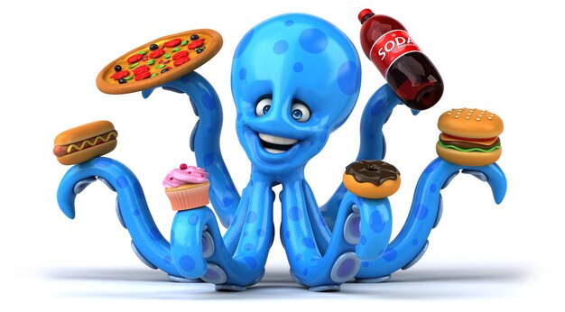 Fun Octopus – Download Free Stock Photo