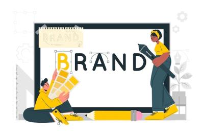 Brand Creation Concept Illustration – Free Download Stock Photos