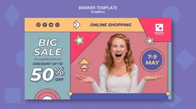 Graphics Class Banner Template – Download Free Stock Photo