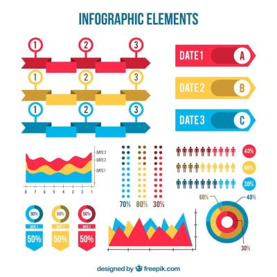 Infographic Elements in Flat Design – Free Download