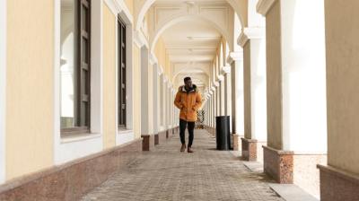 Full Shot of a Man Walking – Free Stock Photo, Download Free