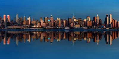 Stunning Midtown Manhattan Skyline Panorama at Dusk – Free to Download