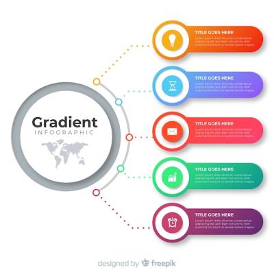 Gradient Infographic – Free Download Free Stock Photo