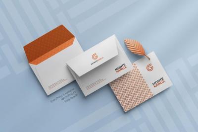 Clean Minimal Corporate Envelope Mockup in C6 Size – Free Download