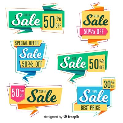 Memphis Sale Banner Collection – Free to Download