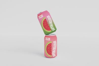 Aluminium Soda Can Mockup – Free Stock Photo for Download