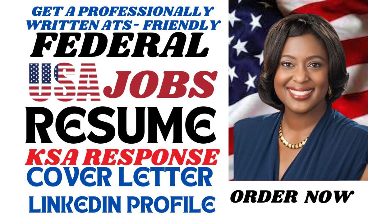 I Will Provide Federal Resume Writing, Government, USAJOBS, KSA, and Military Resume Services