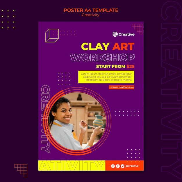 Creative and Imaginative Poster Design Template – Free Download