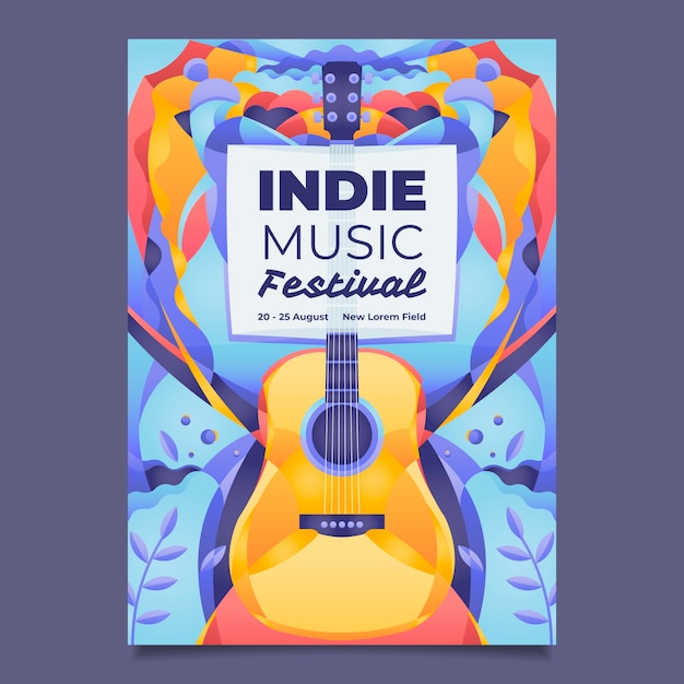 Illustrated Music Poster – Free to Download